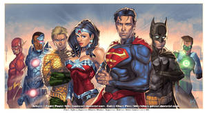 JUSTICE LEAGUE-colored