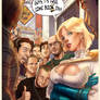 FCBD POWER GIRL and THE GUYS