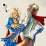 Supergirl VS Powergirl