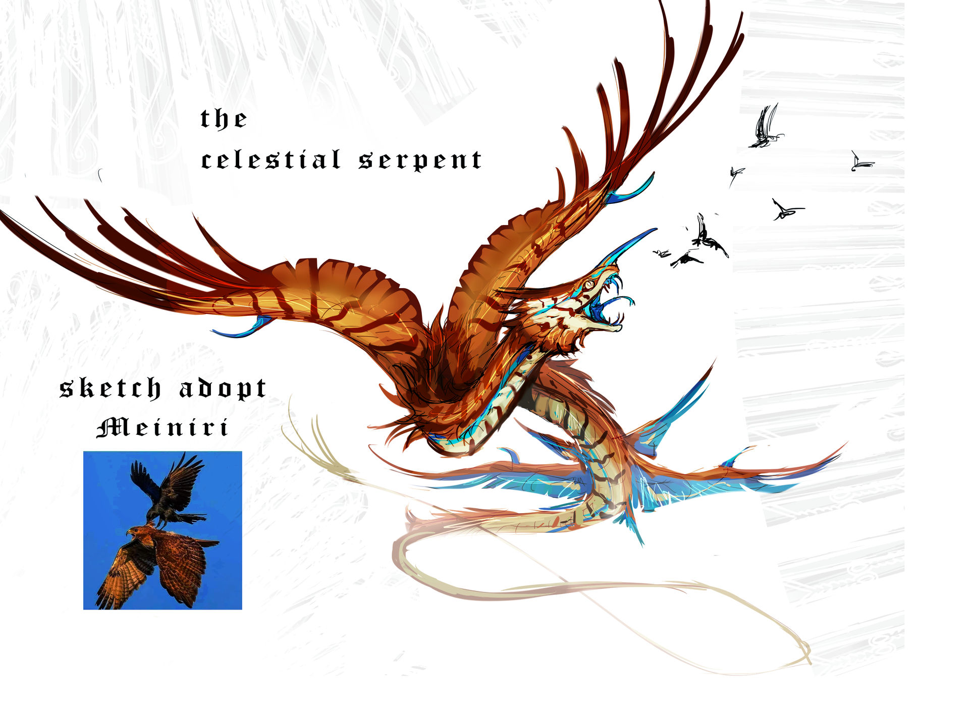 Serpent Avatar the celestial serpent by Meillyria on DeviantArt