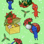 Holiday Pikmin Wallpaper 2025