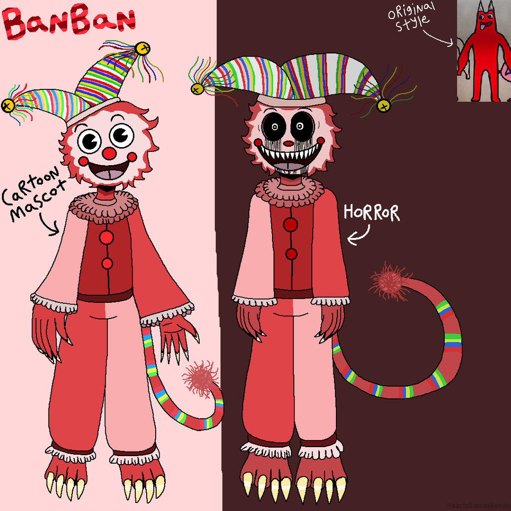 garten of banban redesign part 1 ( banban ) by heartsriannabendy on