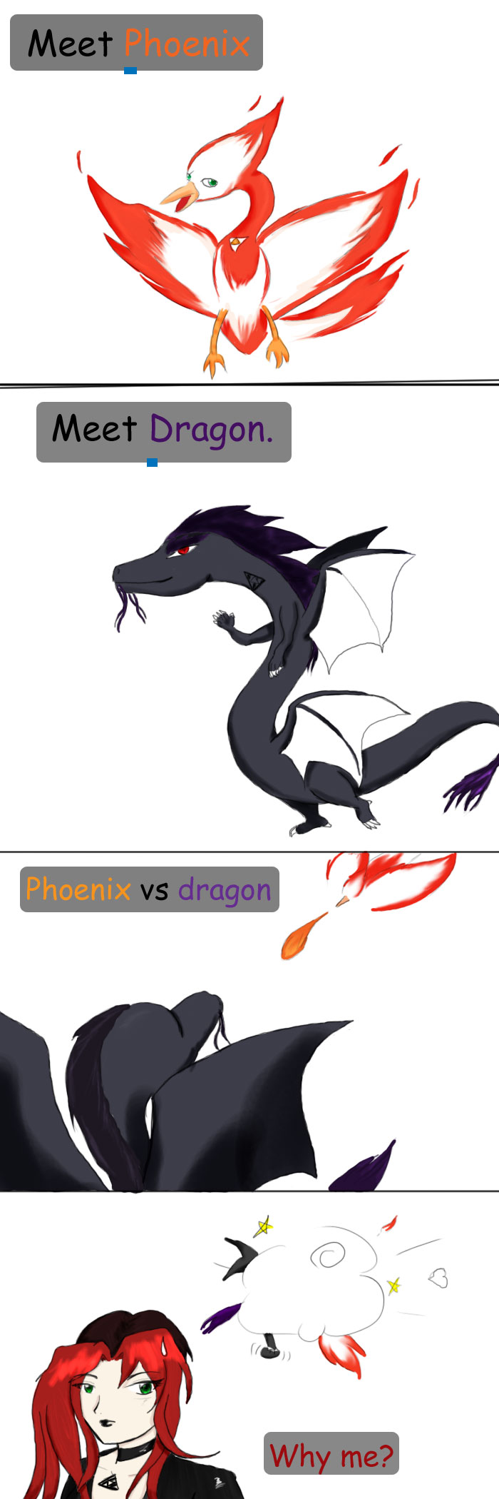 phoenix and dragon