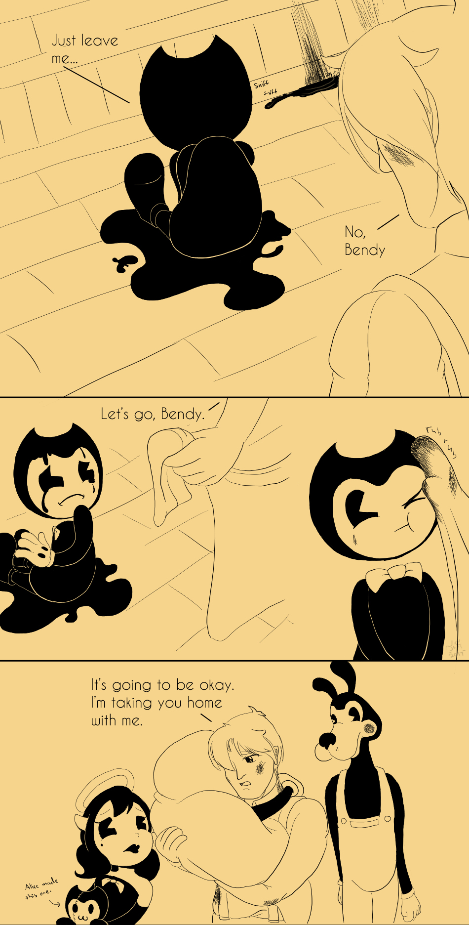 Bendy and the Ink Machine Fan-Art by Page-Comics on DeviantArt