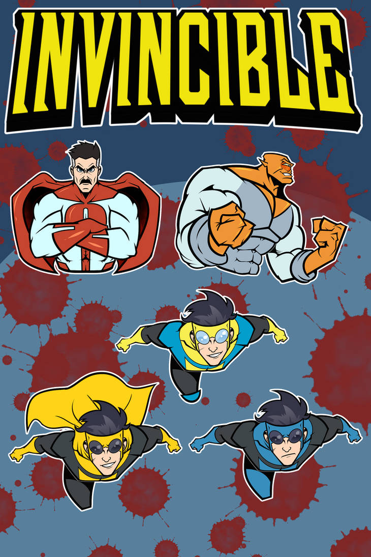 Invincible Bookmarks Invincible.Stickers by YellowThunder47 on DeviantArt
