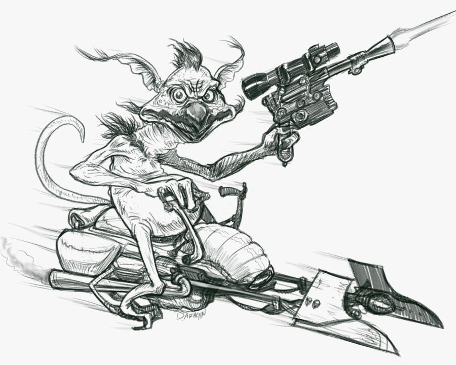 Salacious B Crumb Rat Fink style