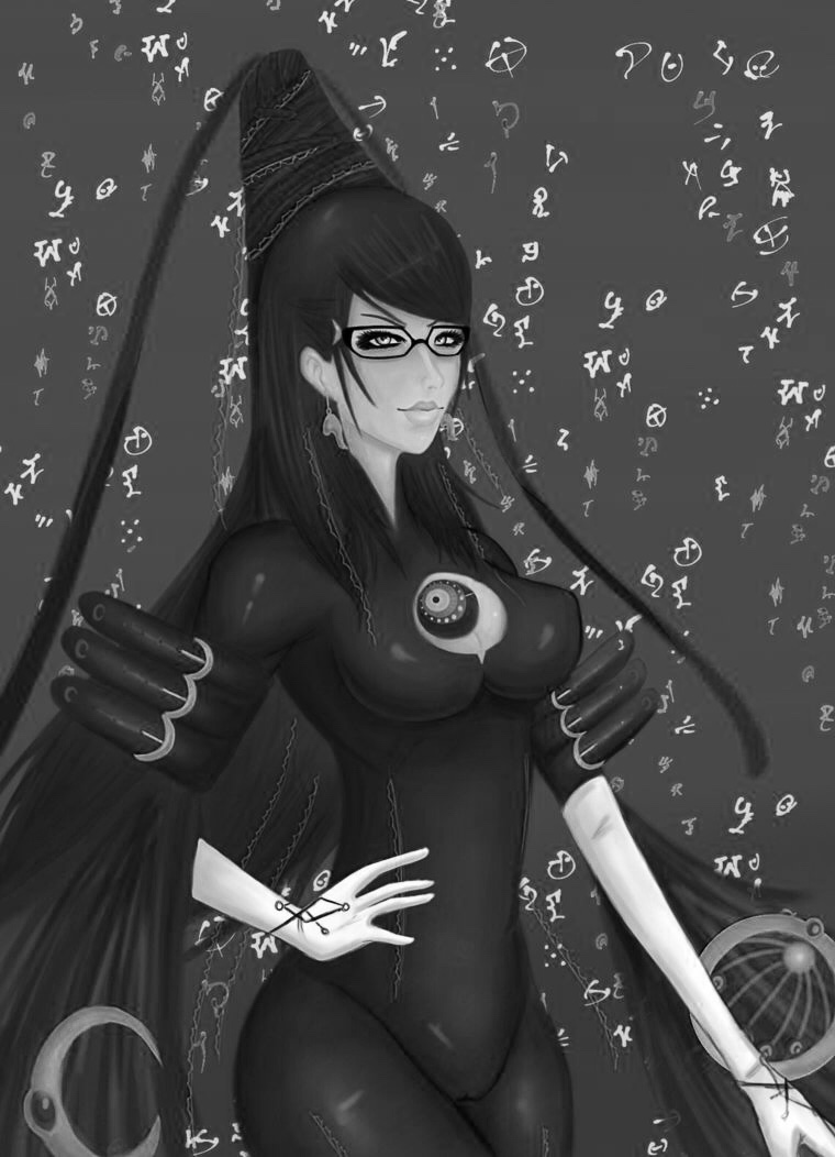 Bayonetta B and W