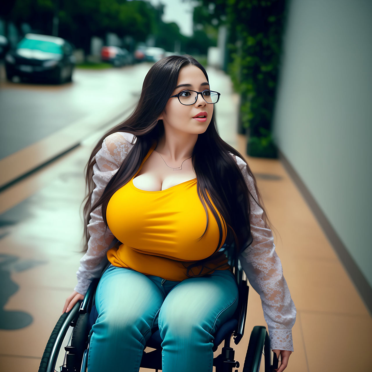 Hot Busty Girl Sitting In A Wheelchair By DReykaa On DeviantArt hot-busty-girl-sitting-in-a-wheelchair-by-dreykaa-on-deviantart