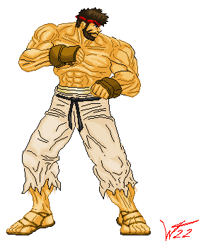 RYU Street Fighter 6 reimagined in 2D by WELL-ArtLOL on DeviantArt