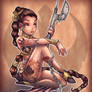 Tattooed Slave Leia