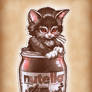 'Kitten in Nutella Jar'