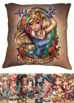 Princess Pillows (Blue Varient dress)