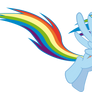 Rainbow Dash Fly by