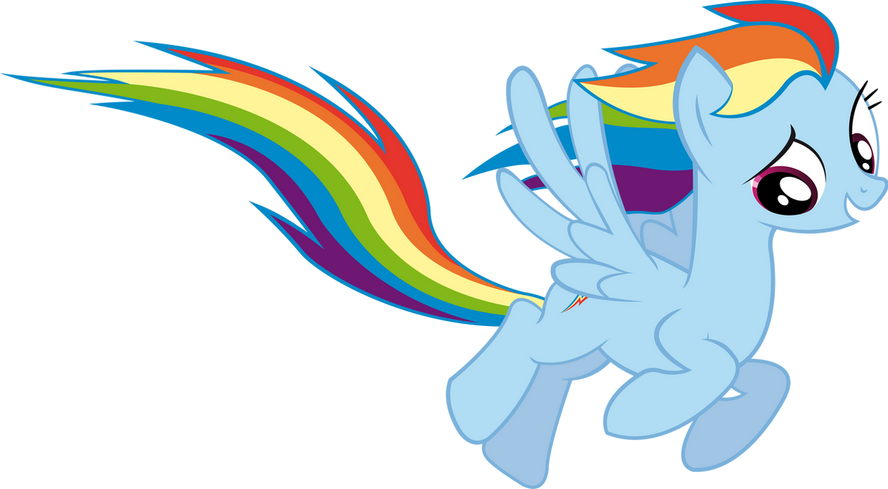 Rainbow Dash Fly by