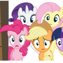 Five worried ponies