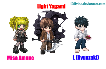 Death Note Gaia Avatars