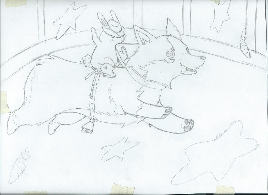 Corgi Rodeo Corgi Rodeo (sketch for print) by sbscrino on DeviantArt