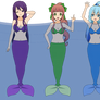 MerMay 1 : Monika, Yuri and Aqua