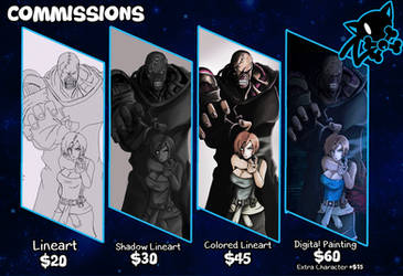 Commission are Open.