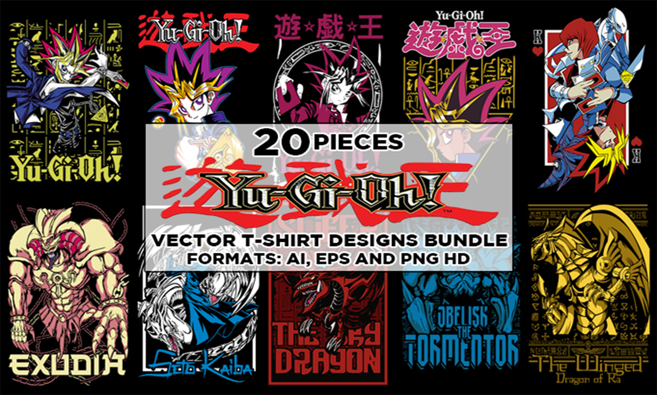 20 Yu Gi Oh Vector T-Shirt Designs Bundle #1 by thegraphex on DeviantArt