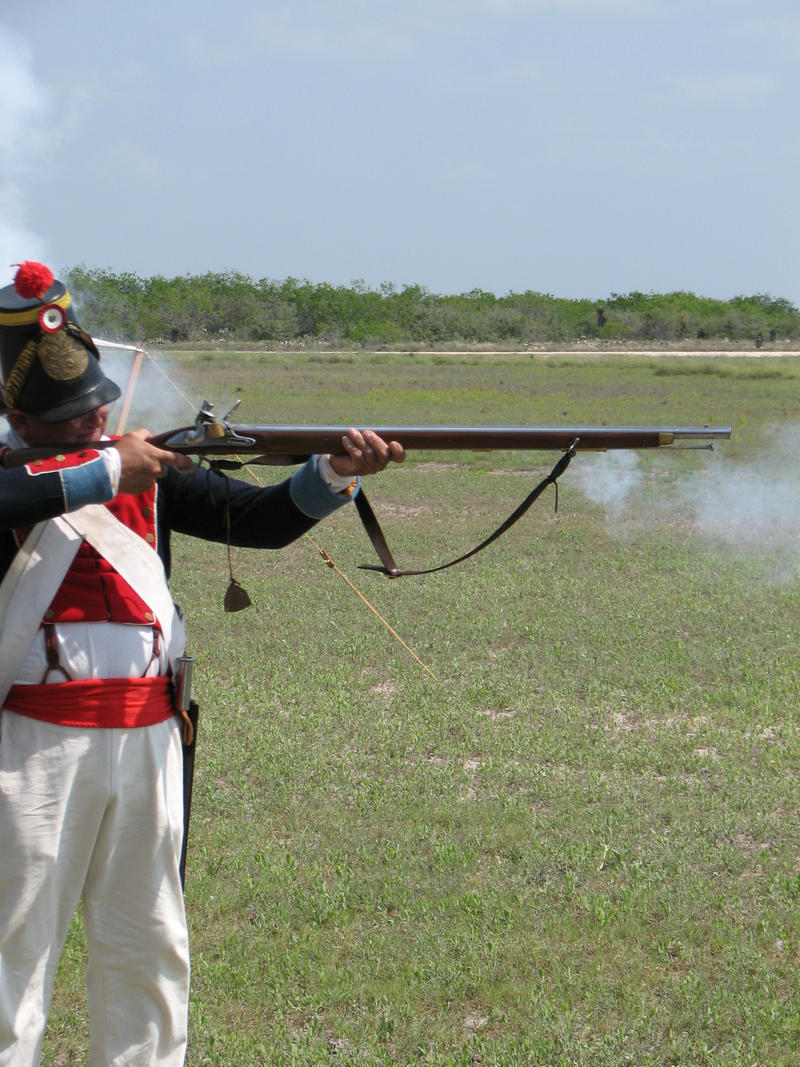 Mexican Soldier Firing