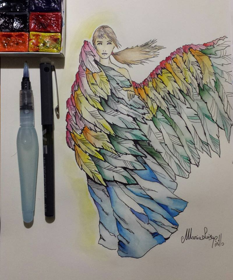 Colored Angel