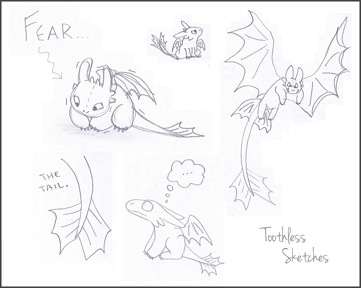 Toothless Sketches 2