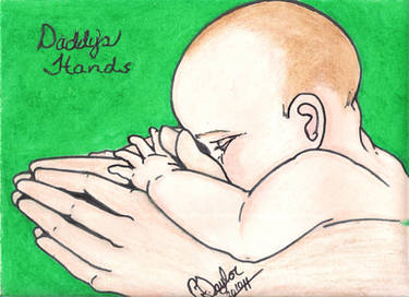 Daddy's hands
