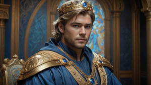 AI - A Noble King - Photorealistic Face-Morph