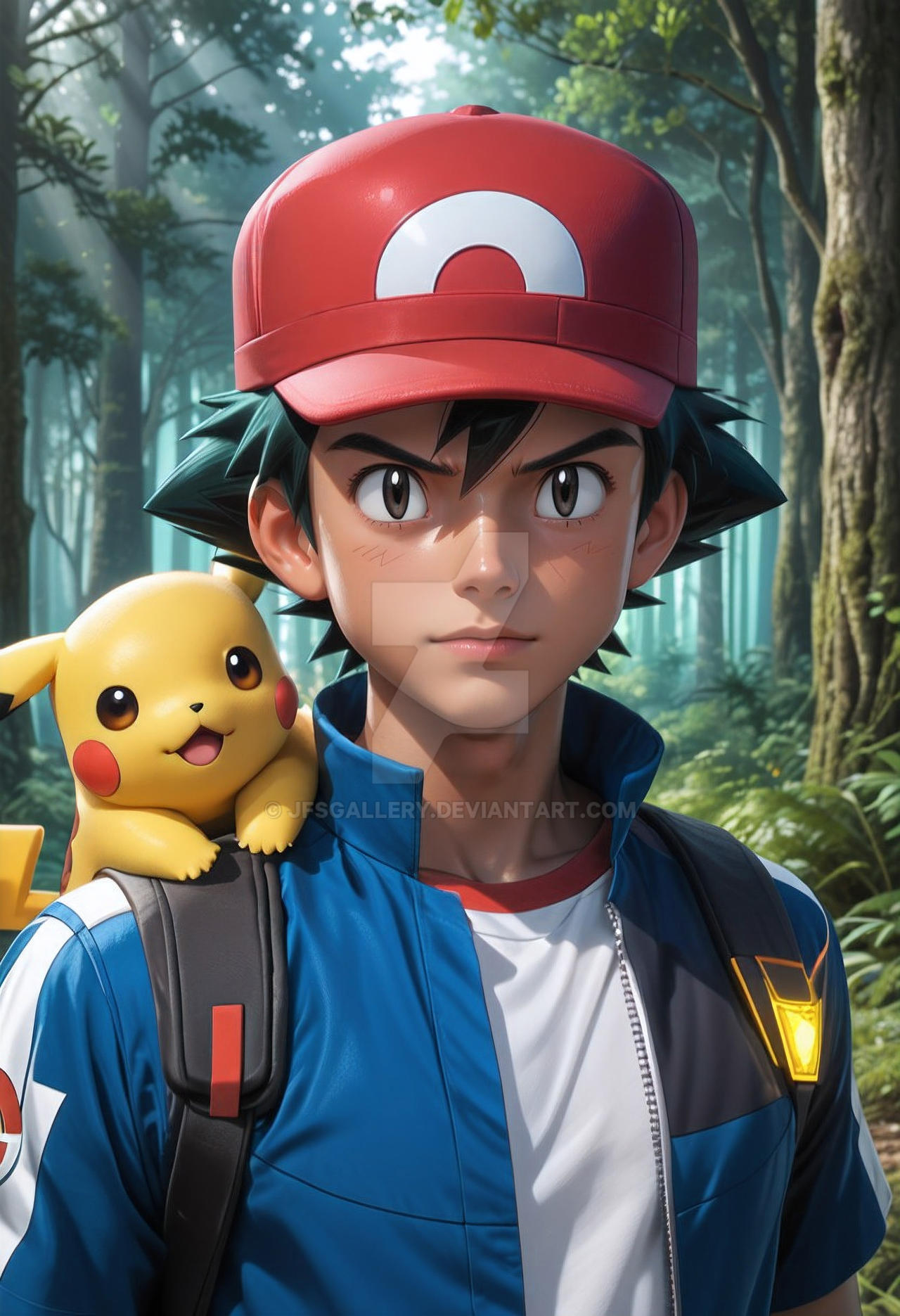 Ash Ketchum Using Computer AI - Ash Ketchum - Pokemon by JFsGallery on DeviantArt