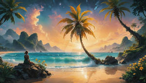 AI - Landscape - Digital Painting