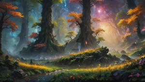 AI - Landscape - Digital Painting
