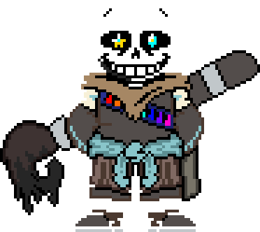 MineCraft Ink! Sans Pixel Art by DeathByTechno on DeviantArt