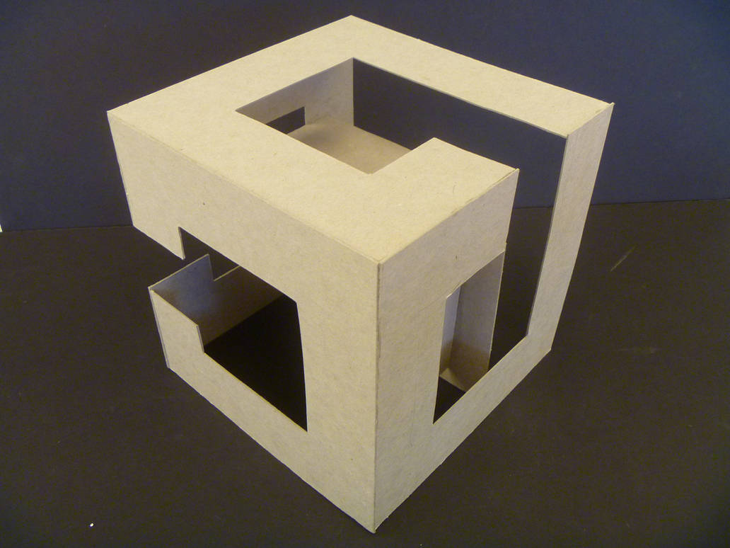 Cube Study Model Example Planar Implied Cube Study Model 7 by Samongi on DeviantArt