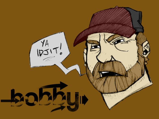 Colored: Bobby Singer.