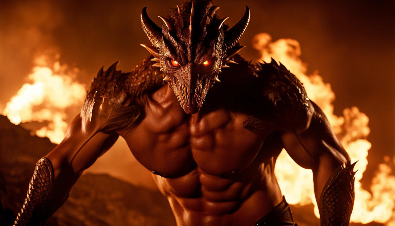 Male, Infernal Dragonkin, Hellspawn-human Hybrid, by jamesleeps1987 on ...