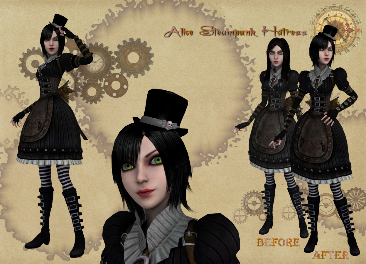 Mesh Mod Steampunk Hatress By Lilacatz On Deviantart