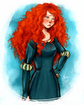 Pouty Merida by thecarefree