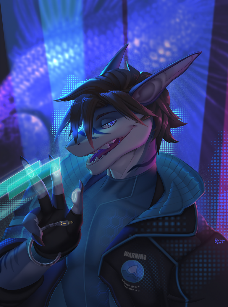 Hacking (commission) by KsenoN-Faurt on DeviantArt