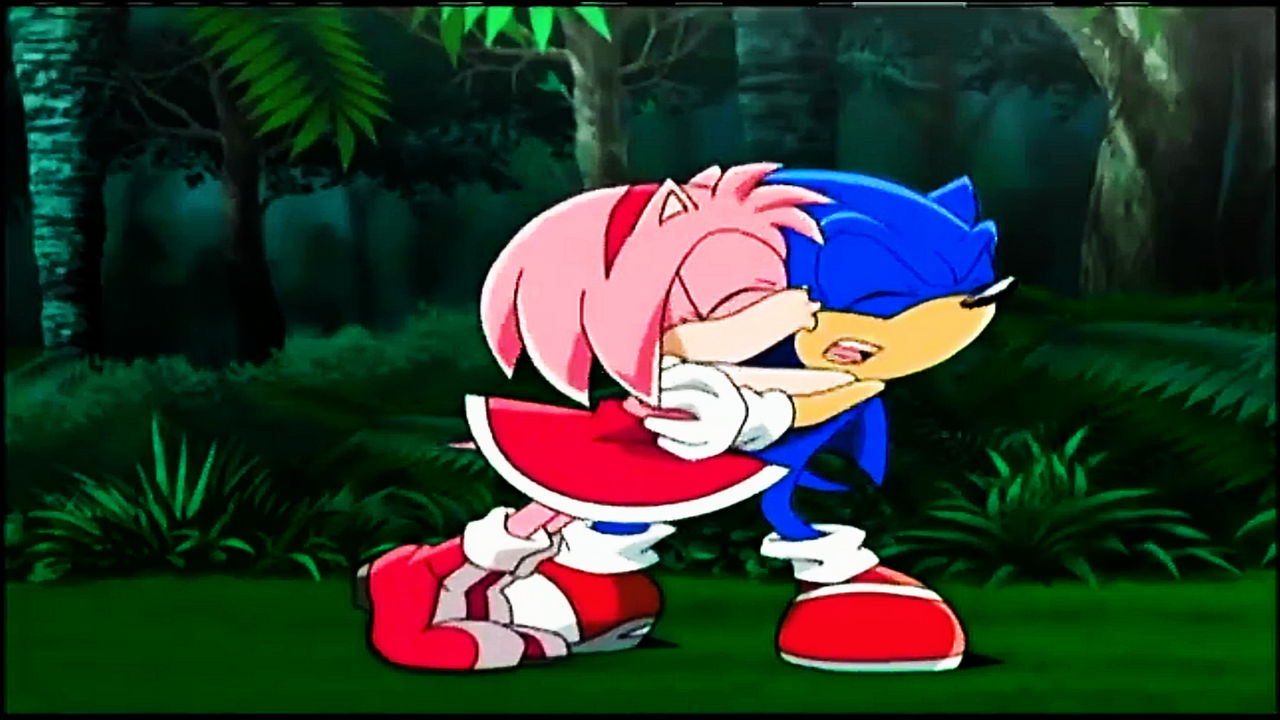 Sonic X - Amy kiss Sonic by Niklasm15 on DeviantArt