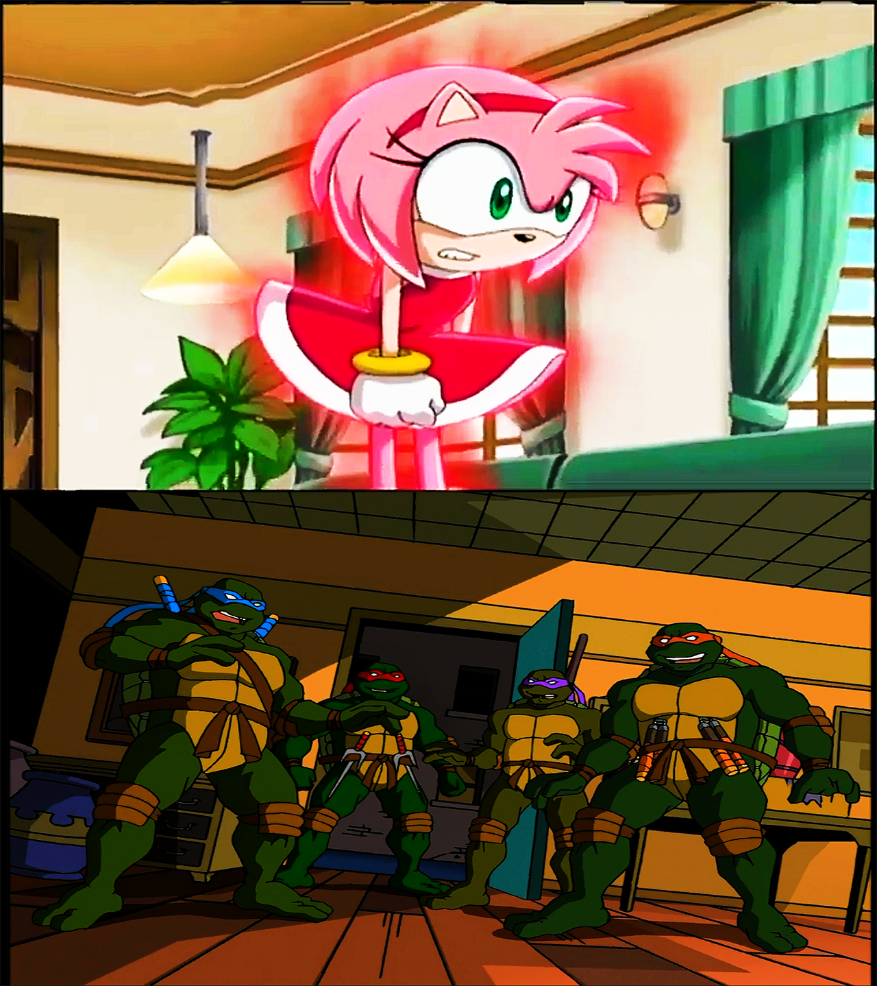 Turtles reacts to angry Amy by Niklasm15 on DeviantArt