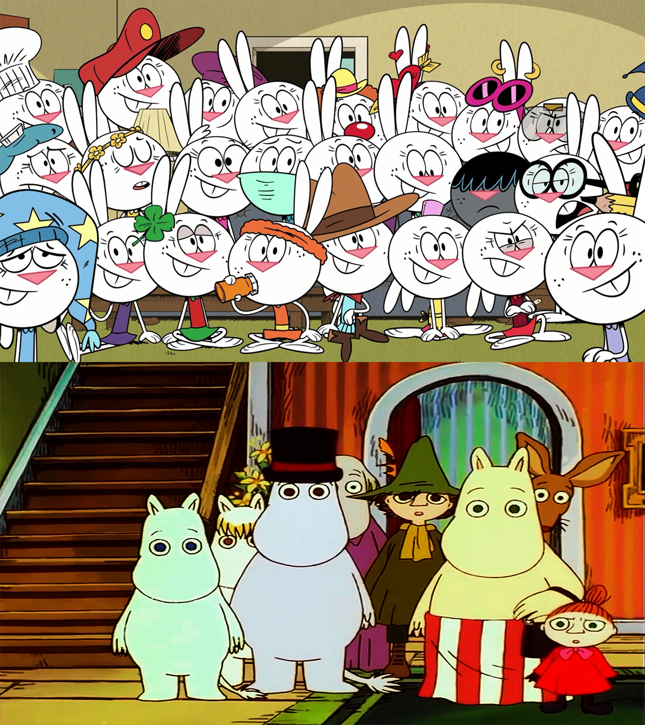 Moomin Raving The Moomin Family meets Loud Rabbits by Niklasm15 on DeviantArt