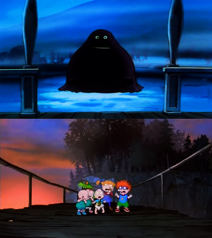 Rugrats Scared Of The Groke by Niklasm15 on DeviantArt