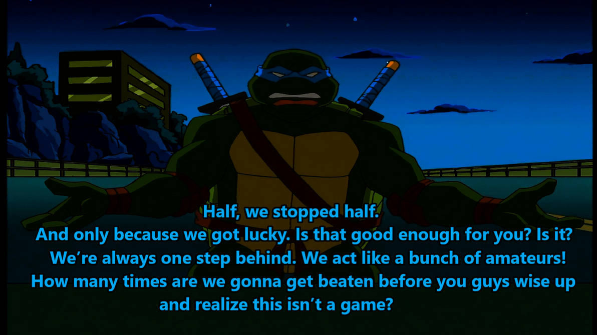 Tmnt Rage Art 4Kids TMNT TAS - Bitter Leo's Rage by Niklasm15 on DeviantArt