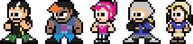 Team Star 8-BIT Style