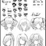 Manga/Anime Eyes and Hair