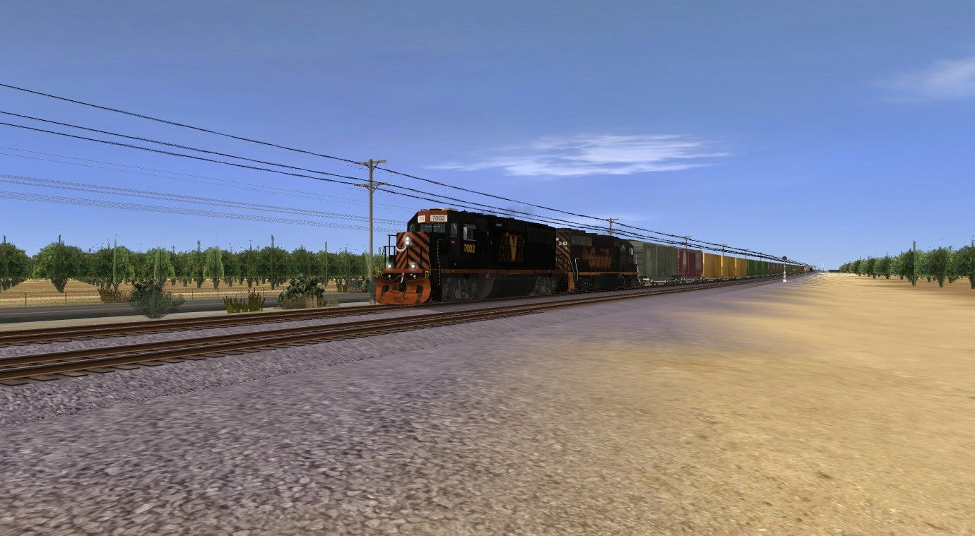 two emd gp38-2 in work