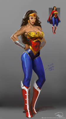 Wonder Woman main costume