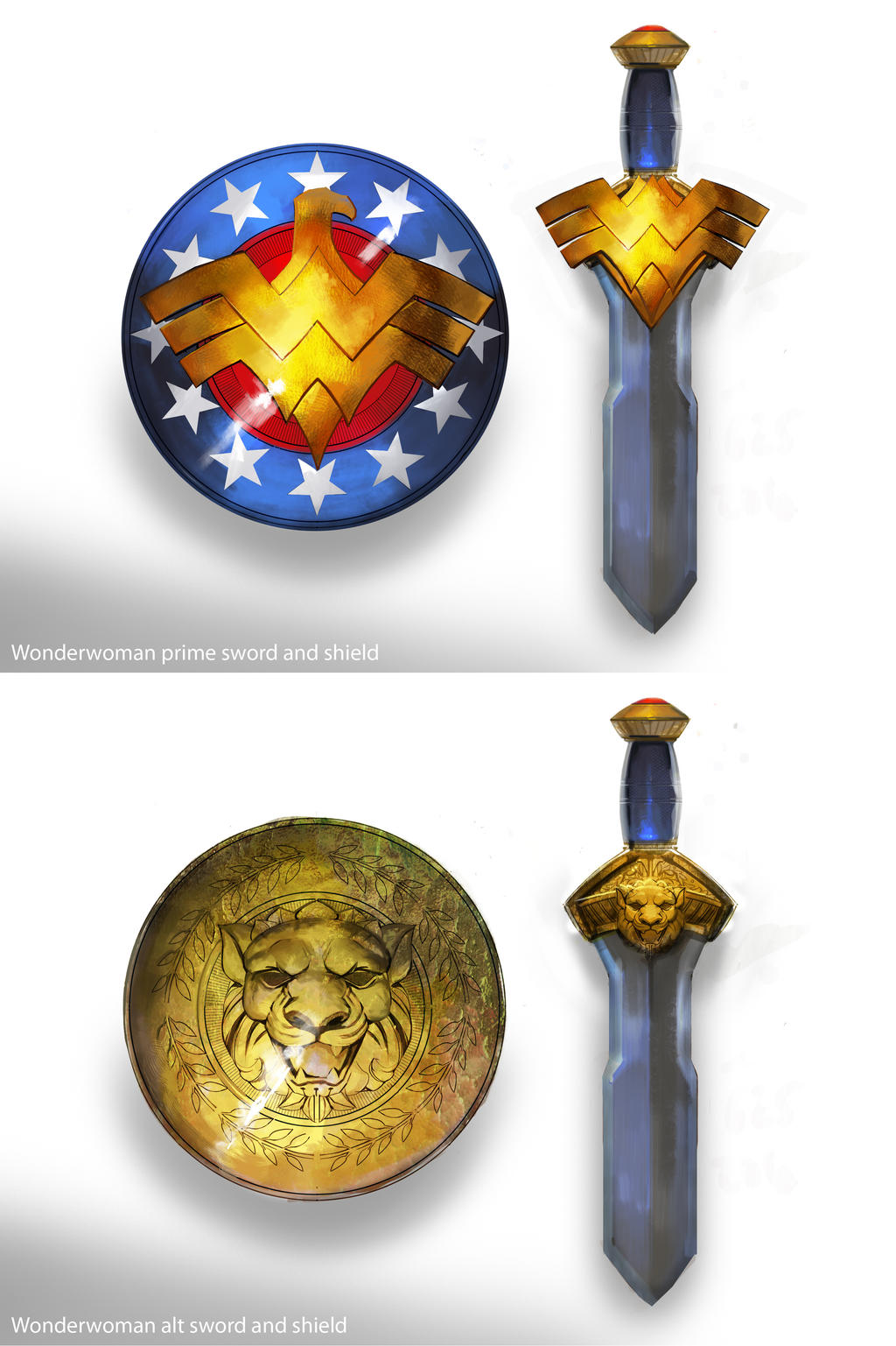 Wonderwoman Prime Sword Shield