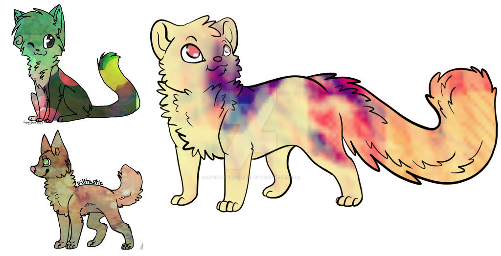 Texture Themed Adopts - CLOSED by KrystalKlearAdopts